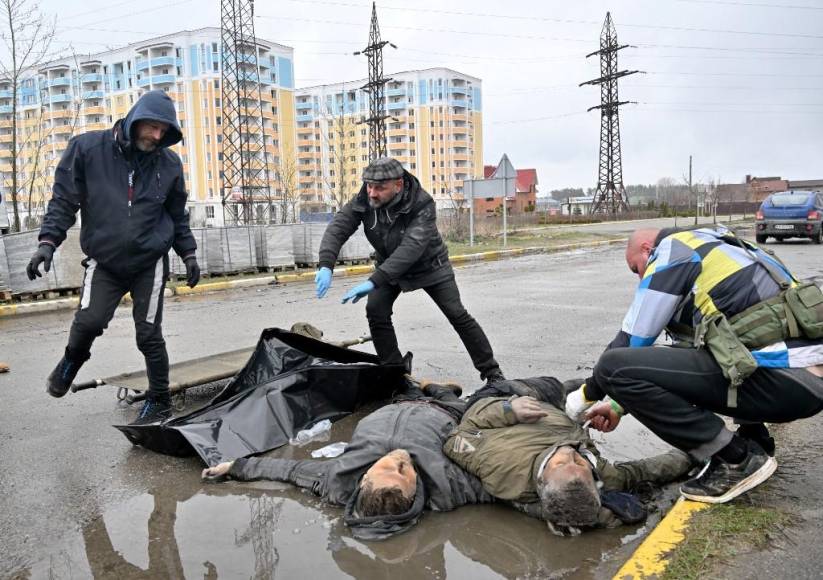 Los indicios del “genocidio” ruso denunciado por Ucrania (Fotos)