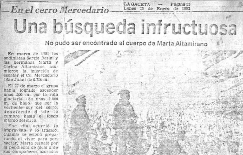 “Congelada y 42 años después”, hallan cuerpo de joven argentina que desapareció en 1981