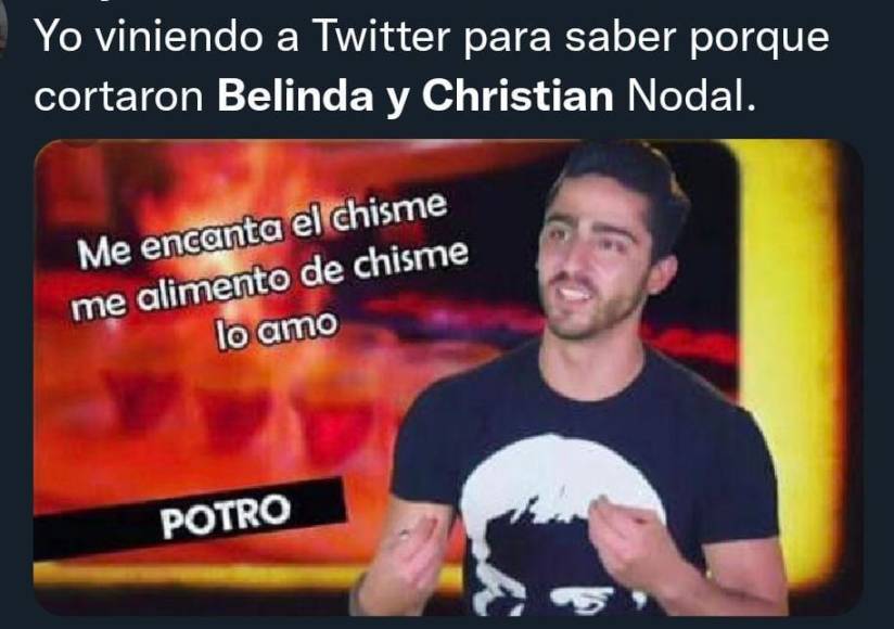 El idilio de Belinda y Nodal llegó a su fin: estos son los mejores memes tras su separación