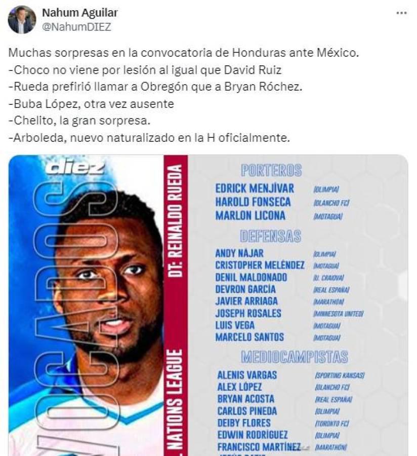 Así reaccionó la prensa ante convocatoria de Rueda para Honduras vs México: Piden a Quioto