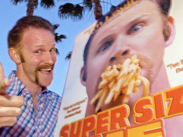 En “Super Size Me”, Morgan Spurlock sólo comió McDonald’s por 30 días y documentó los efectos nocivos en su salud.