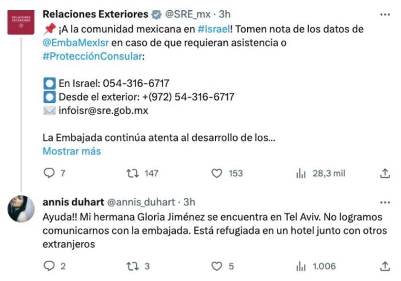 Gloria María Jiménez, mexicana desaparecida en medio de ataques de Hamás tenía un día de estar en Tel Aviv, Israel