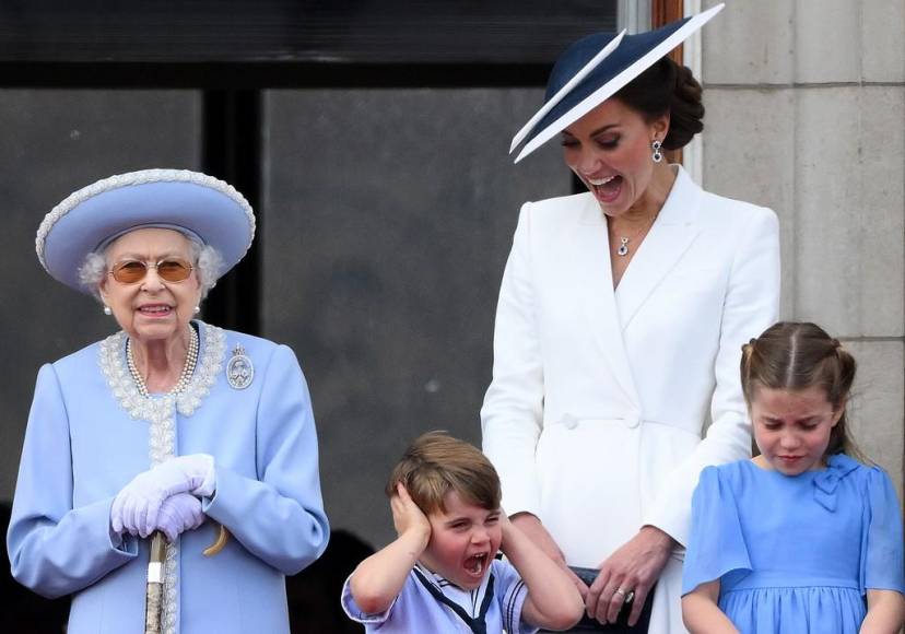 Los graciosos gestos del príncipe Louis en festejos del Jubileo de Platino de la reina Isabell II