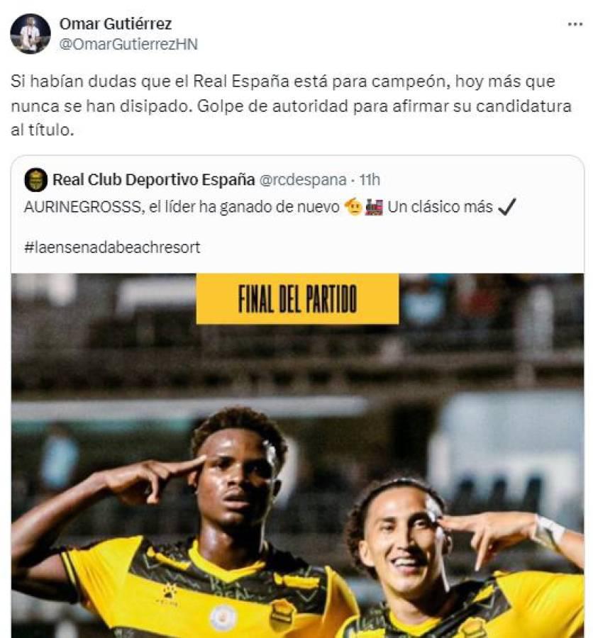 Prensa se rinde ante Real España tras golear a Motagua y esto dicen de Diego Vazquez