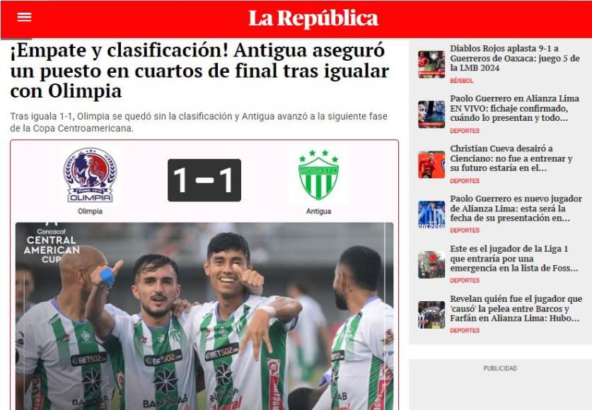 Olimpia eliminado de Copa Centroamericana y estos son los ‘culpables’, según periodistas