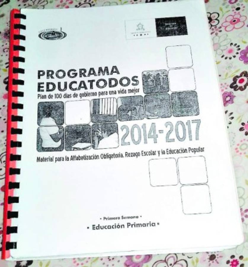 Hasta L 7,000 gastan padres en programa de alfabetización