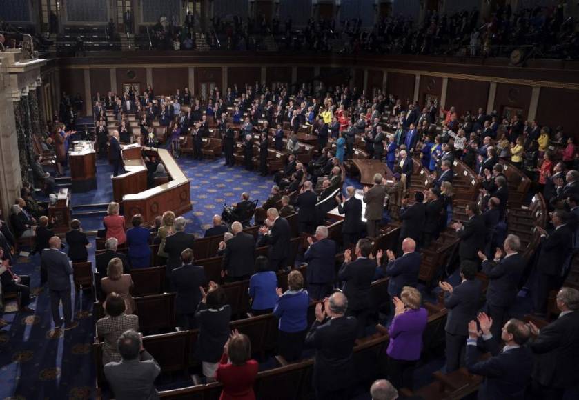 En imágenes: Los momentos del discurso del Estado de la Unión de Joe Biden