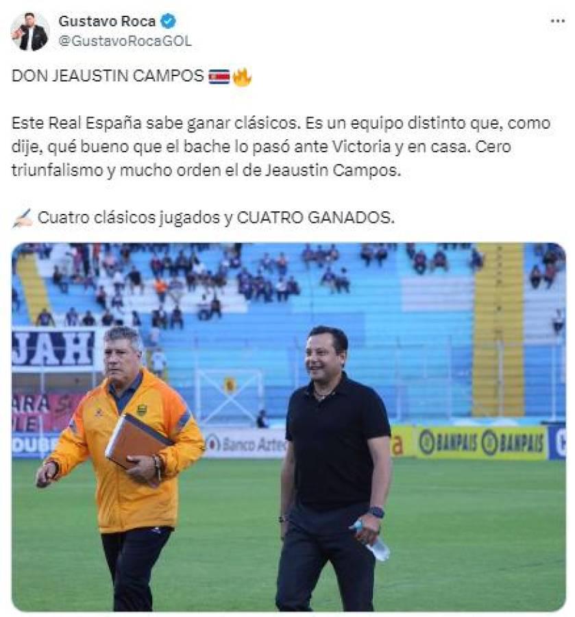 Prensa se rinde ante Real España tras golear a Motagua y esto dicen de Diego Vazquez