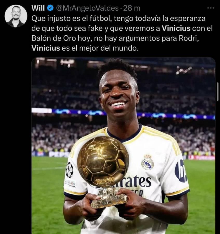 Vinicius no ganará el Balón de Oro y la prensa reacciona: “La mayor vergüenza en años”