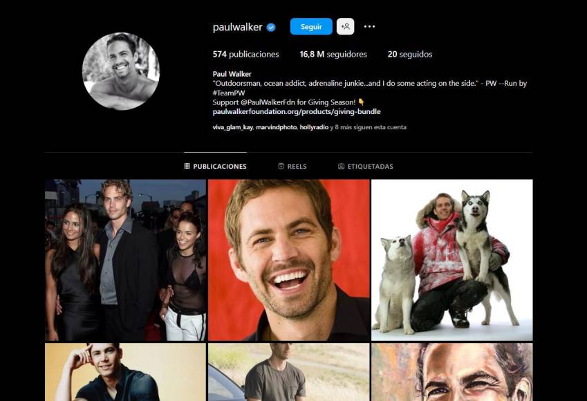 Los famosos fallecidos que siguen “activos” en Instagram