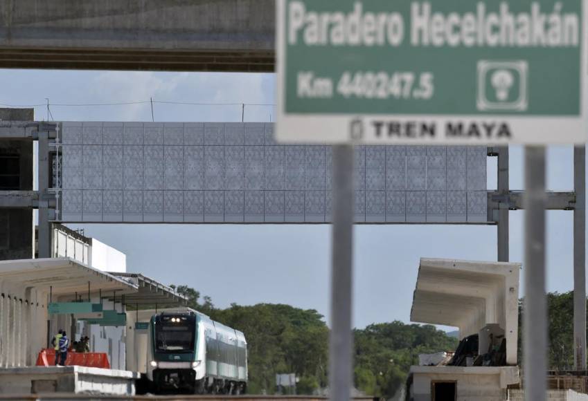 Así fue el primer recorrido del polémico Tren Maya en México