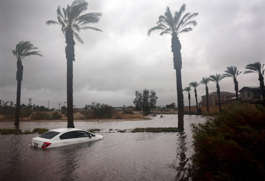 Los estragos que dejó Hilary en su paso por California