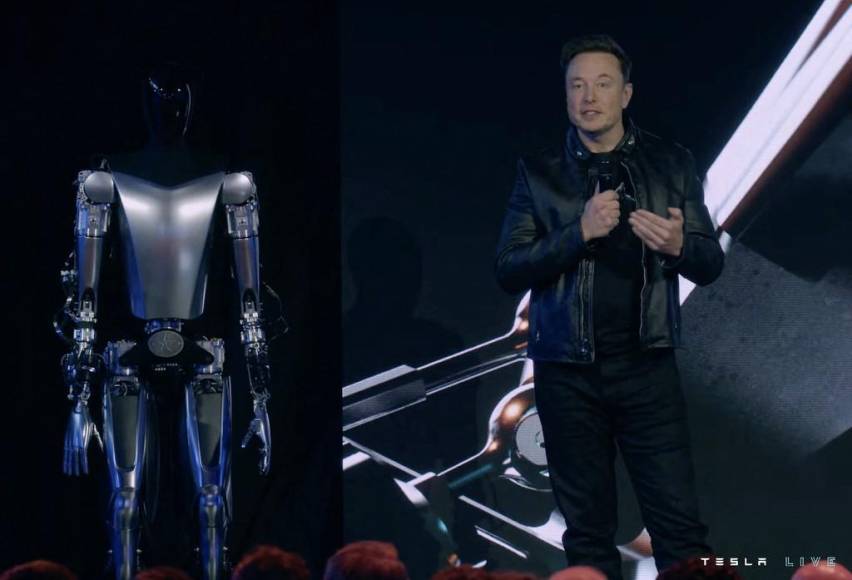 Así es “Optimus”, el nuevo robot humanoide de Elon Musk