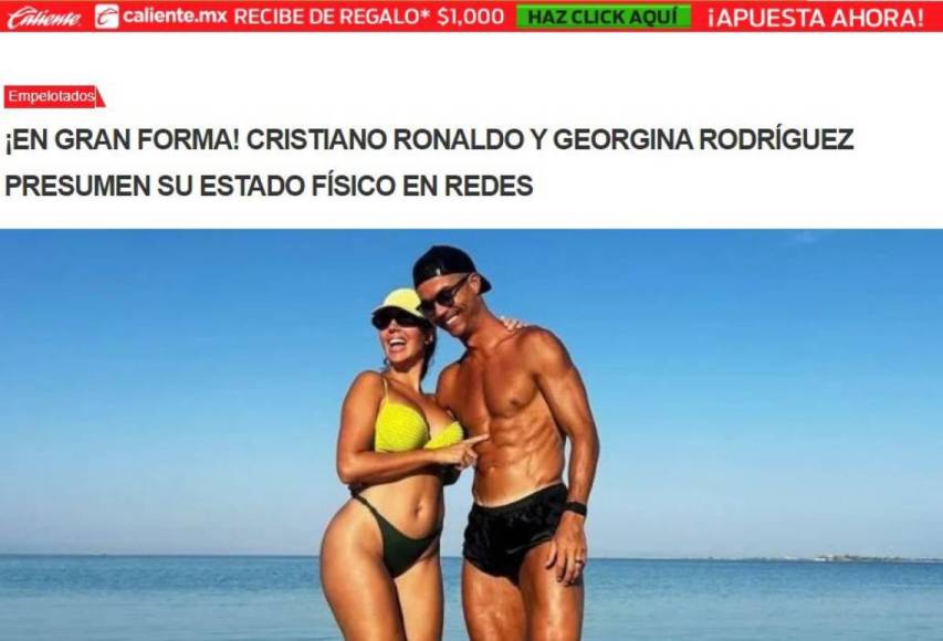 Cristiano Ronaldo disfruta de sus lujosas vacaciones con Georgina Rodríguez y su familia