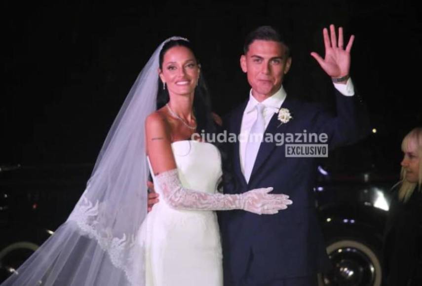 Paulo Dybala y Oriana Sabatini; primeras imágenes de la boda ¡Messi le quedó mal!