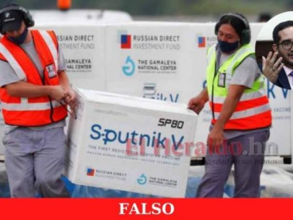 Honduras apenas ha recibido 86 mil vacunas Sputnik V de las 2.4 millones que compró a Rusia. El contrato muestra que la mitad del pago se hace antes de recibir el producto y la otra mitad después, contrario a lo que expresó el exministro de Finanzas, Marco Midence.