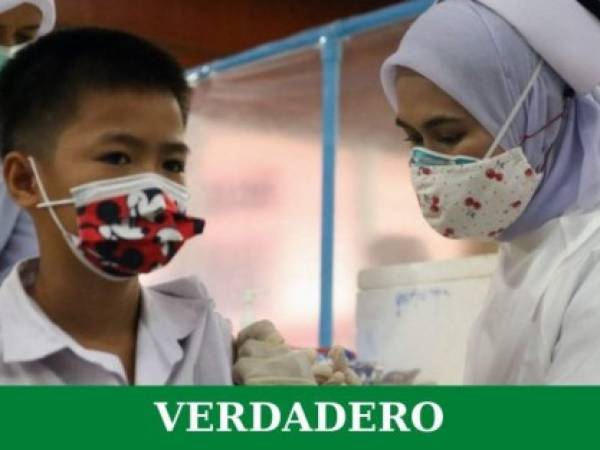 Pfizer comunicó que están a la espera de la aprobación de emergencia de la vacuna anticovid para niños entre los 5 a 11 años por parte de la FDA de EEUU. Foto: Agencia AFP.