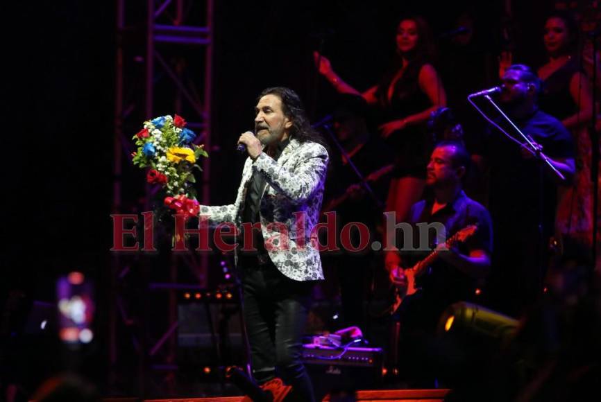 Las imágenes del concierto de Marco Antonio Solís en Tegucigalpa