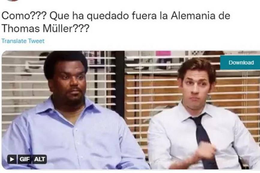 Los memes que deja el debacle de Alemania al quedar eliminada de Qatar 2022