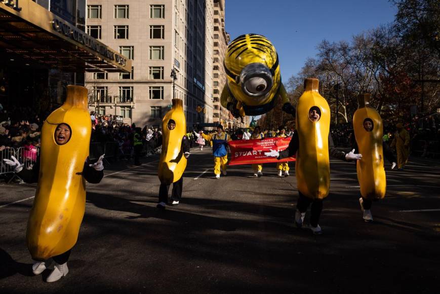 Así se desarrolla el desfile de Día Acción de Gracias en Nueva York