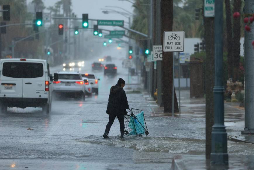 Los estragos que dejó Hilary en su paso por California