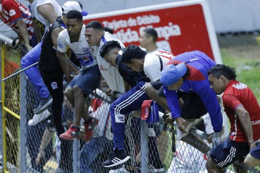 Las prohibiciones que deben cumplir aficionados que asistan a la final Olimpia - Olancho