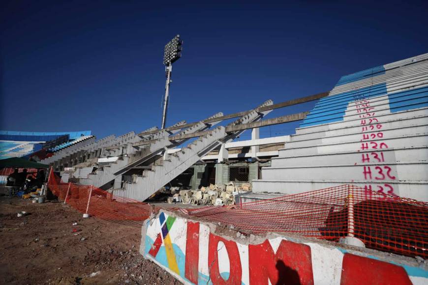 Estadio Nacional de Tegucigalpa: Así van los avances de remodelación