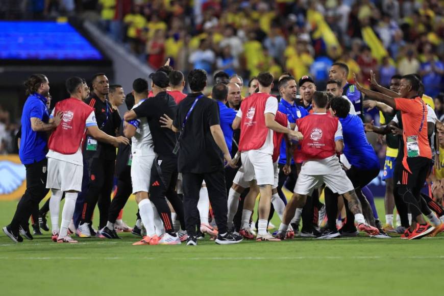 Colombia-Uruguay: Puñetazos, llanto y pelea tras la semifinal de Copa América 2024