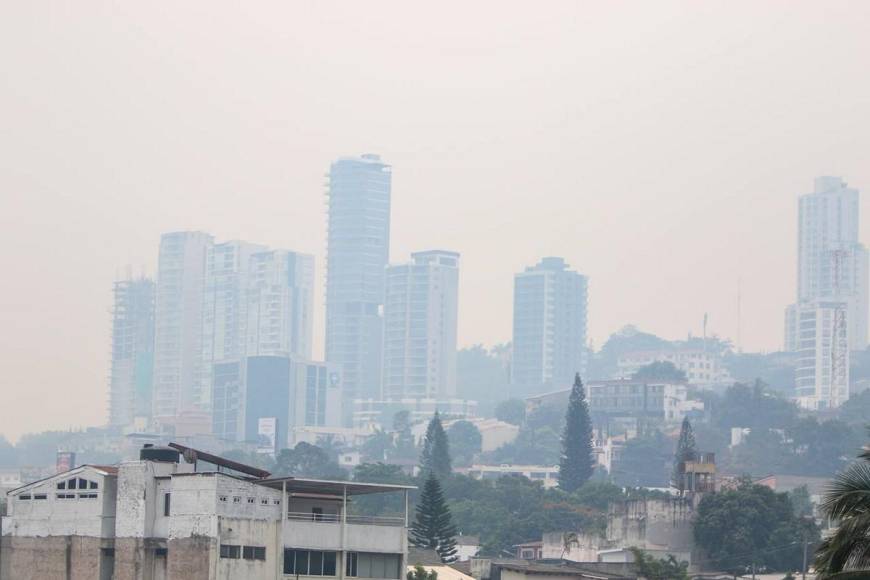 Así luce Tegucigalpa este martes en espera de las lluvias