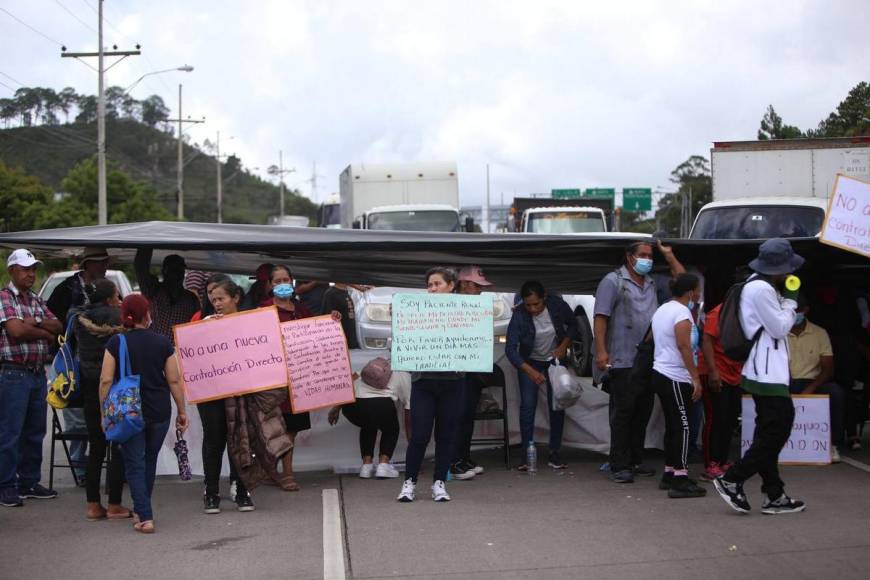 La protesta de pacientes renales que paralizó la salida al norte de la capital