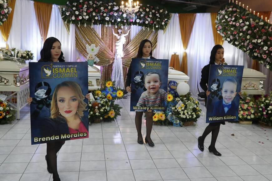 “No le importaron ni sus niños”: Despiden a familia salvadoreña asesinada en EUA