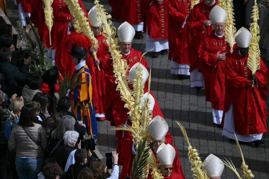 Papa Francisco encabezó celebración del Domingo de Ramos