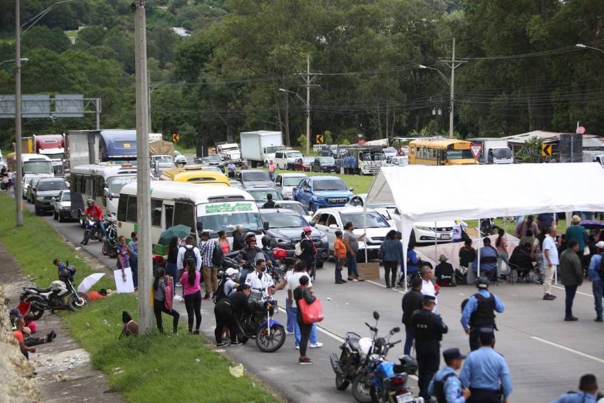 La protesta de pacientes renales que paralizó la salida al norte de la capital