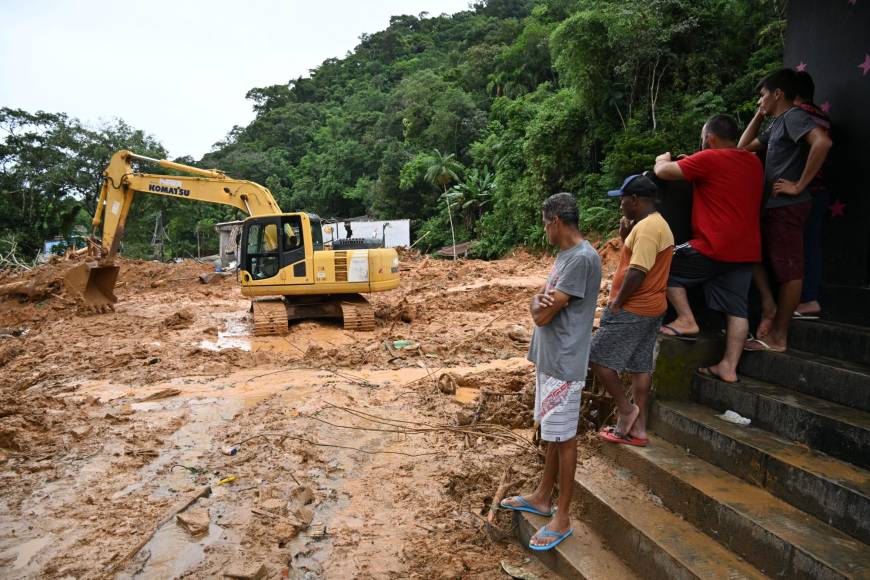 Las impactantes imágenes del temporal que azotó Brasil