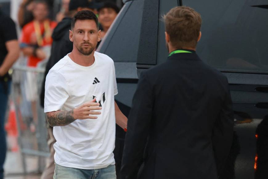 Las primeras imágenes de Messi al llegar al DRV PNK Stadium a su presentación en Inter Miami