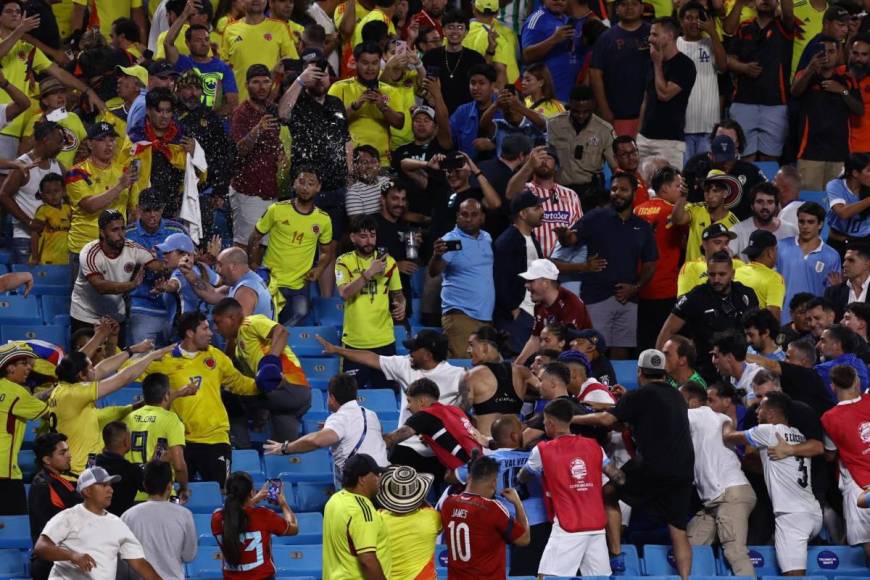 Colombia-Uruguay: Puñetazos, llanto y pelea tras la semifinal de Copa América 2024