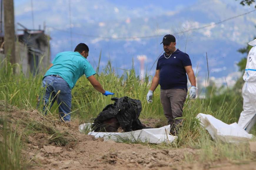 Dantesco: hallan cadáver encostalado cerca de la represa Los Laureles de la capital