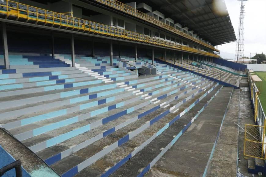 Día de reapertura, jacuzzi, modernos camerinos y palcos en el estadio Morazán