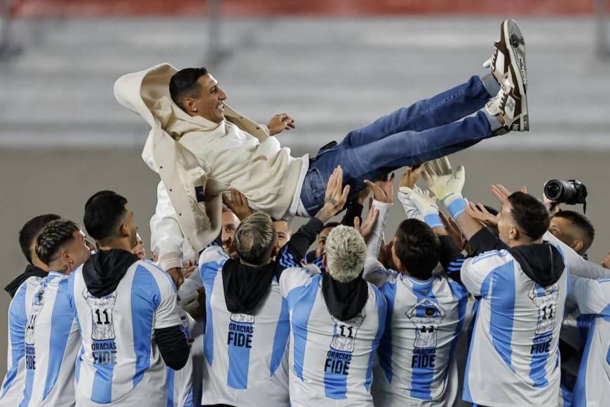 Así fue la despedida de Ángel Di María de la selección de Argentina