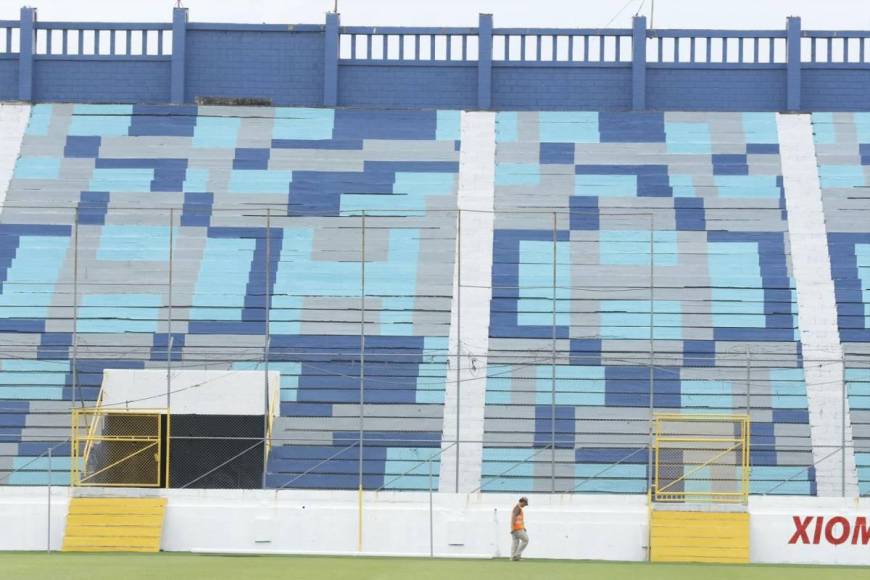 Día de reapertura, jacuzzi, modernos camerinos y palcos en el estadio Morazán