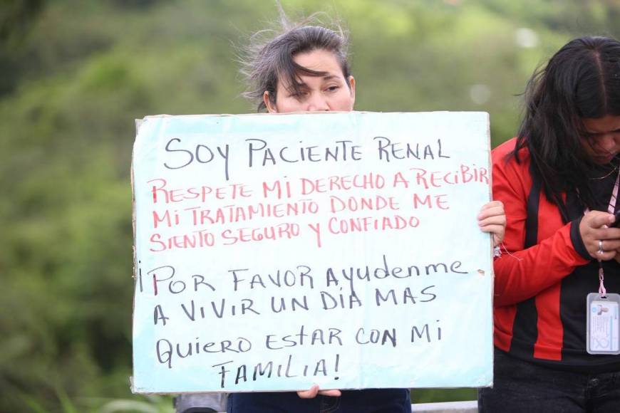 La protesta de pacientes renales que paralizó la salida al norte de la capital