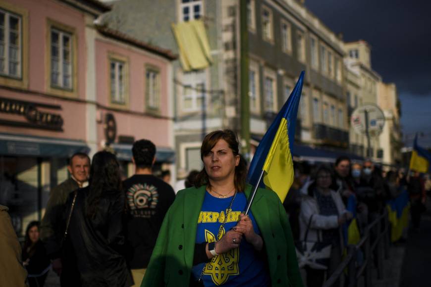 “No podemos volver”: el drama de los primeros refugiados ucranianos en Alemania (Fotos)