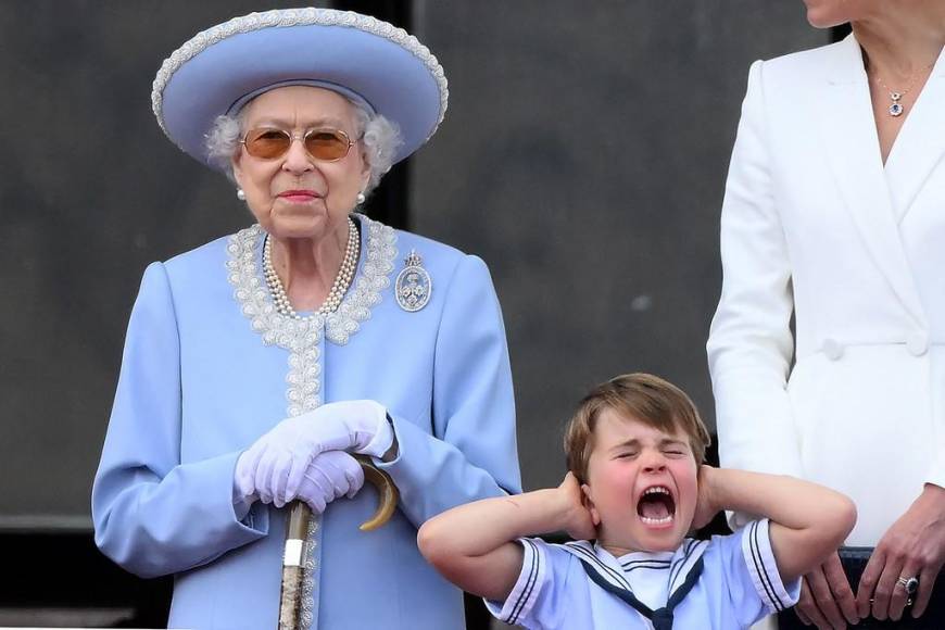 Los graciosos gestos del príncipe Louis en festejos del Jubileo de Platino de la reina Isabell II