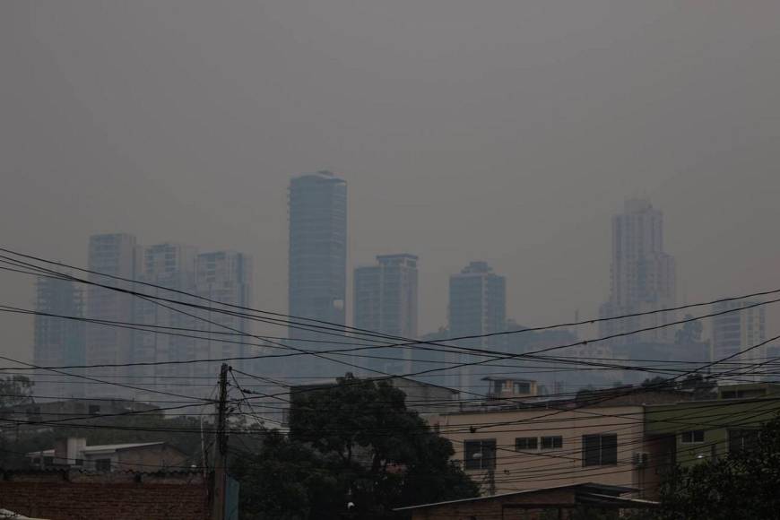 Así luce Tegucigalpa este martes en espera de las lluvias