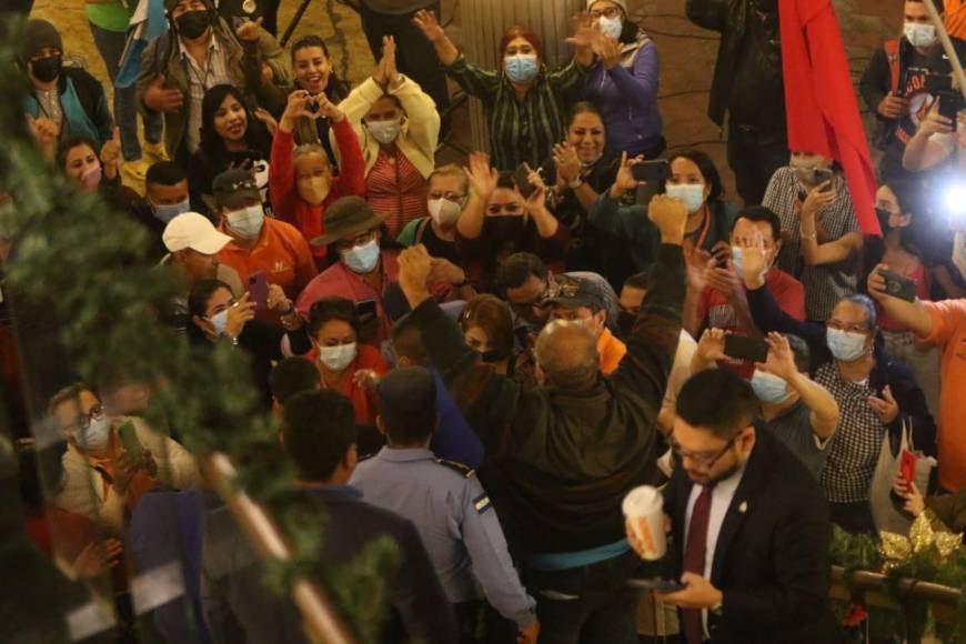 Así fue la última protesta de empleados de Hondutel previo a que aprobaran su pago