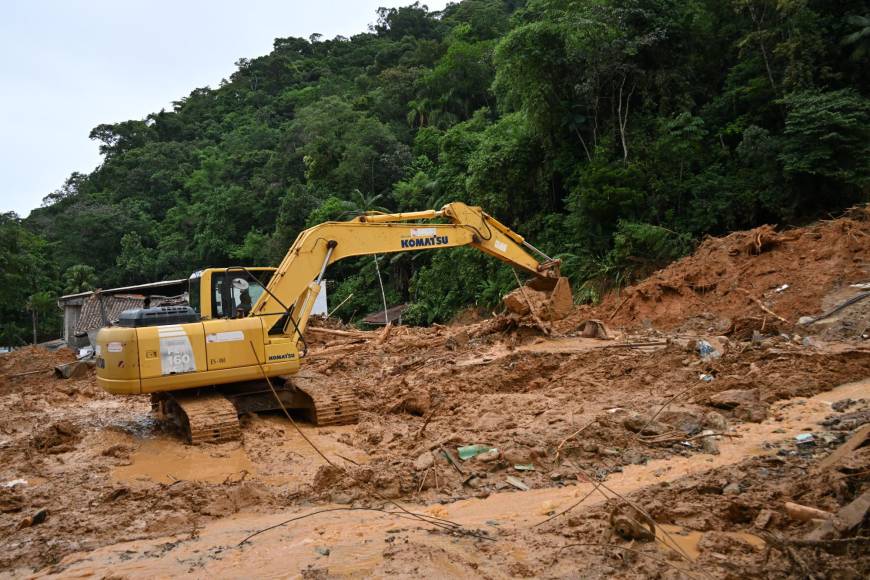 Las impactantes imágenes del temporal que azotó Brasil