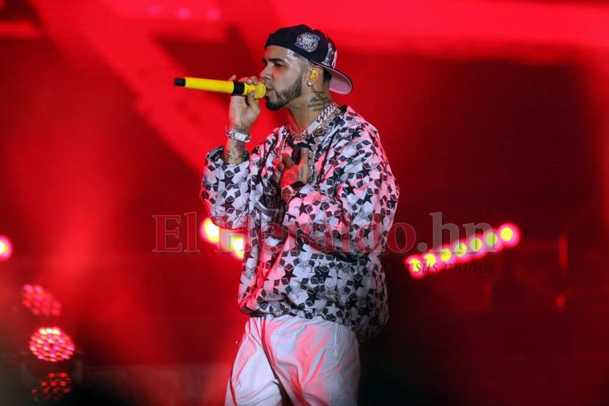 Las mejores imágenes del concierto de Anuel AA en Honduras