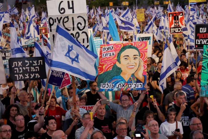 Celebraciones en Israel por la liberación de cuatro rehenes