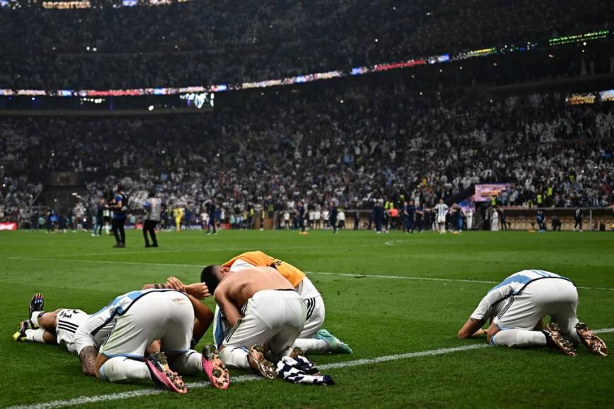 Así celebraron los argentinos su tricampeonato mundial