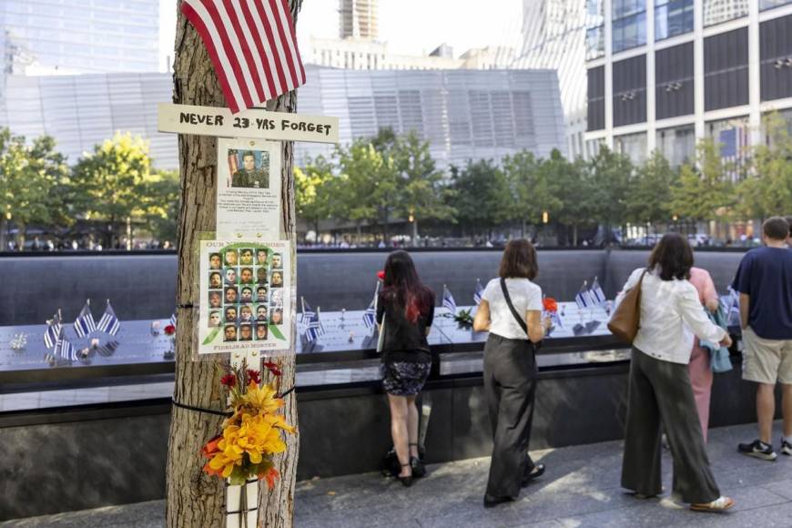 “23 años sin ti”: rinden homenaje a víctimas de los ataques terroristas en Nueva York